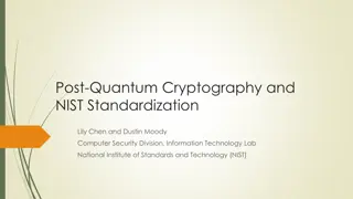 Post-Quantum Cryptography and NIST Standardization Overview