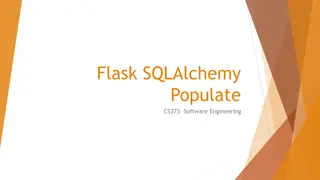 Creating a Database with Flask SQLAlchemy for Software Engineering Projects