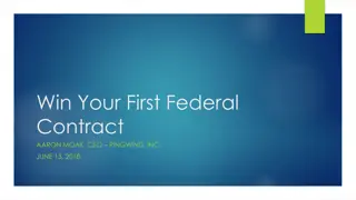 Federal Contracting Strategies for Small Businesses