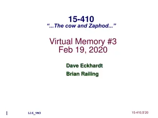 Virtual Memory Performance Optimization and Page Handling Techniques