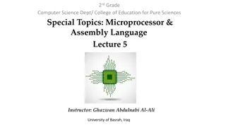 Microprocessor & Assembly Language Concepts at University of Basrah