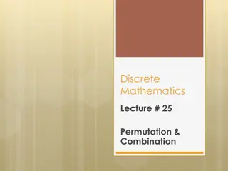 Discrete Mathematics: Permutation and Combination Concepts