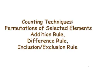 Counting Techniques: Permutations & Rules Explained