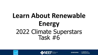 Understanding Renewable Energy for Climate Action