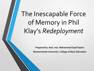 Understanding the Impact of Memory in Phil Klay's Redeployment