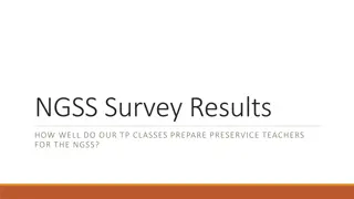 NGSS Survey Results: Preparing Preservice Teachers for NGSS Framework