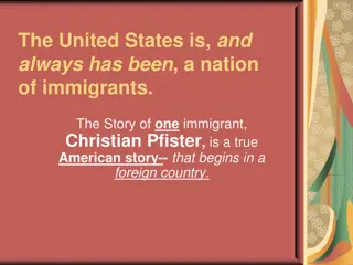 Christian Pfister: An Immigrant's True American Story