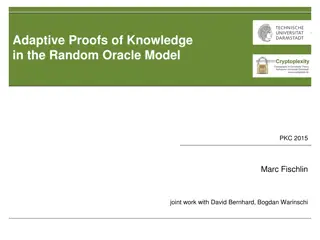 Adaptive Proofs of Knowledge in the Random Oracle Model