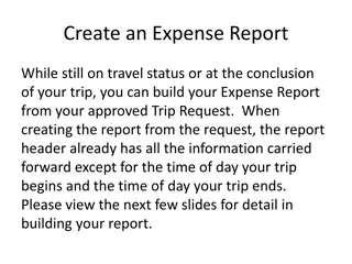 Efficient Expense Report Creation Guide for Travelers