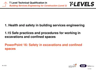 Safe Practices and Procedures for Excavations and Confined Spaces in Building Services Engineering