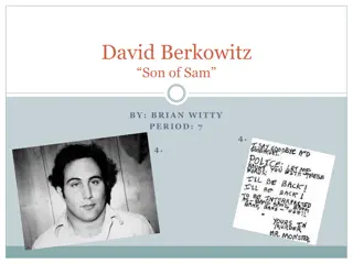 David Berkowitz - Son of Sam: Profile of a Serial Killer