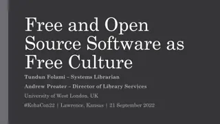 Advocating for Free and Open Source Software in Libraries