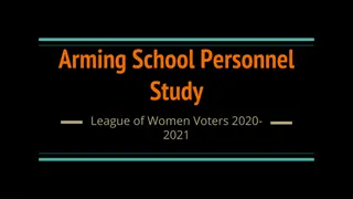 Ohio School Personnel Study League of Women Voters 2020-2021