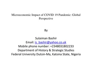 Global Microeconomic Impact of COVID-19 Pandemic: Insights by Sulaiman Bashir