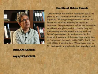 Orhan Pamuk: Life, Works, and Achievements