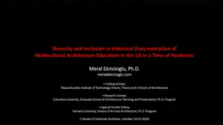 Diversity and Inclusion in Multicultural Architecture Education during Pandemic