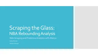 NBA Rebounding Analysis with Alteryx - Web Scraping & Predictive Analytics