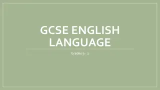 Enhancing Descriptive Writing Skills in English Language GCSE