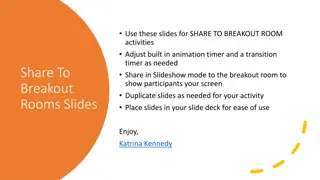 Dynamic Breakout Room Activities for Engaging Participants