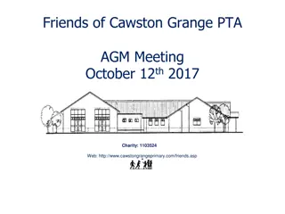 Insights from Friends of Cawston Grange PTA AGM Meeting 2017