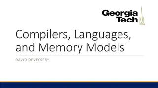 Impact of Compilers on Memory Models in Programming