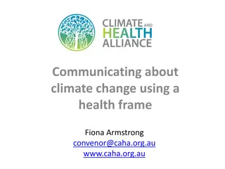 Communicating Climate Change through a Health Lens
