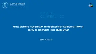Finite Element Modelling of Three-Phase Non-Isothermal Flow in Heavy Oil Reservoirs