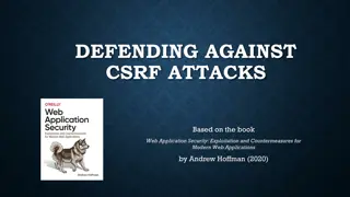 Defending Against CSRF Attacks: Prevention and Best Practices