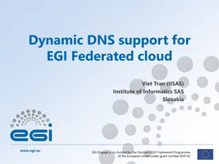 Dynamic DNS Support for EGI Federated Cloud: Improving Service Hostnames
