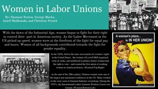 Women's Role in Labor Unions Throughout American History