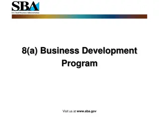 Eligibility Requirements for 8(a) Business Development Program