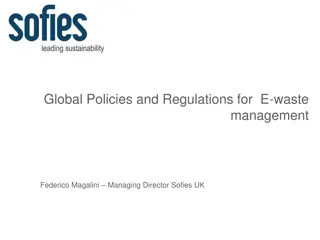 E-Waste Management Policies and Global Regulations by Federico Magalini