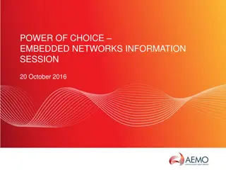 Understanding Power of Choice Reforms and Embedded Networks Regulations