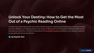Unlock Your Destiny: How to Get the Most Out of a Psychic Reading Online