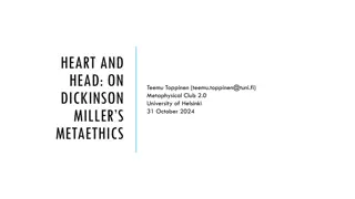 Exploring Dickinson Miller's Metaethical Views & Pragmatist Tradition