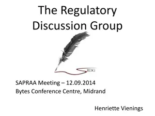 Regulatory Discussion Group Meeting Highlights on Healthcare, Wellness, and Medical Devices Regulations