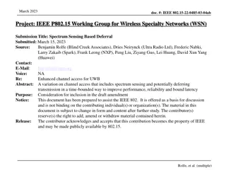 Enhanced UWB Channel Access with Spectrum Sensing and Deferral