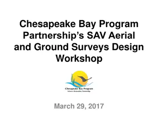 Chesapeake Bay Program Partnership SAV Survey Workshop