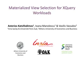 XQuery Workload Materialized View Selection
