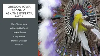 Understanding Oregon Indian Child Welfare Act (ORICWA)