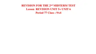 Healthy Living Tips and Adverbial Clauses: Revision for Midterm Test