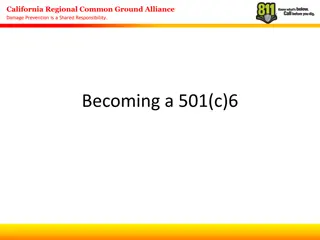 California Regional Common Ground Alliance: Damage Prevention and Shared Responsibility