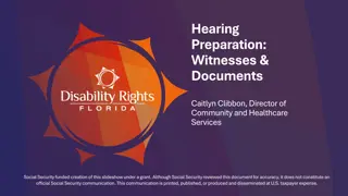 Understanding Witness Preparation for Hearings