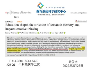 Understanding the Impact of Montessori Education on Cognitive Development and Creative Thinking