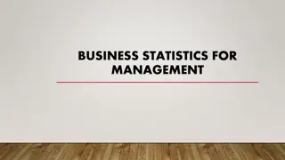 Understanding Business Statistics for Effective Decision Making