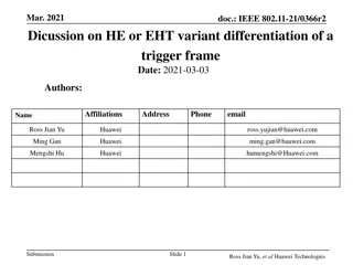 Differentiation of HE or EHT Variant in Trigger Frames