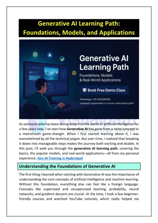 Gen AI Training in Hyderabad | Genai Courses for Beginners