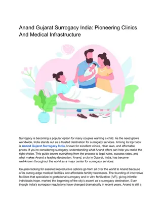 Anand Gujarat Surrogacy India: Pioneering Clinics And Medical Infrastructure
