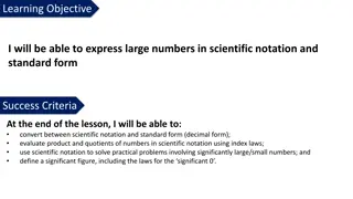 Mastering Scientific Notation and Standard Form