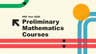 Mathematics Advanced Course Overview for HSC Year 2026